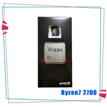 Процессор AMD Ryzen 7 2700 R7 2700 3,2 ГГц, Восьмиядерный процессор с резьбой 16 м 65 Вт, процессор Socket AM4