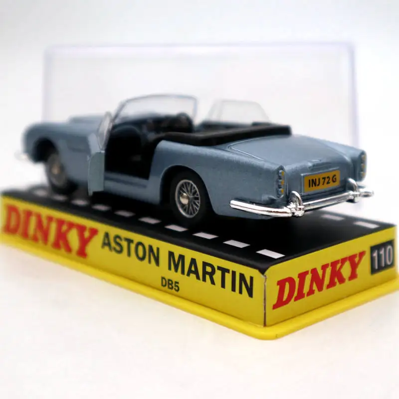 Коллекционные модели автомобилей Aston Martin голубого цвета в подарок игрушки Dinky из