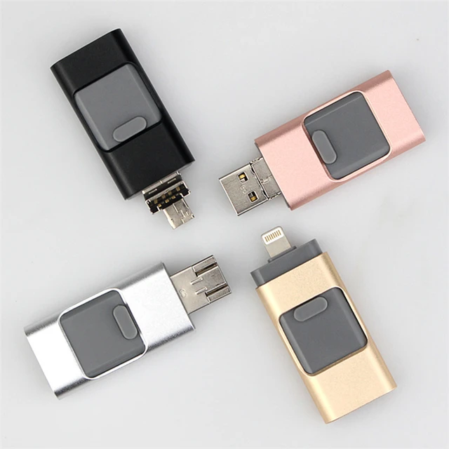 USB Flash Drives 2TB Compatible iPhone/iOS/Apple/iPad/Android & PC 512GB  Lightning OTG Jump Drive 3.0 USB Memory Stick 1TB - AliExpress
