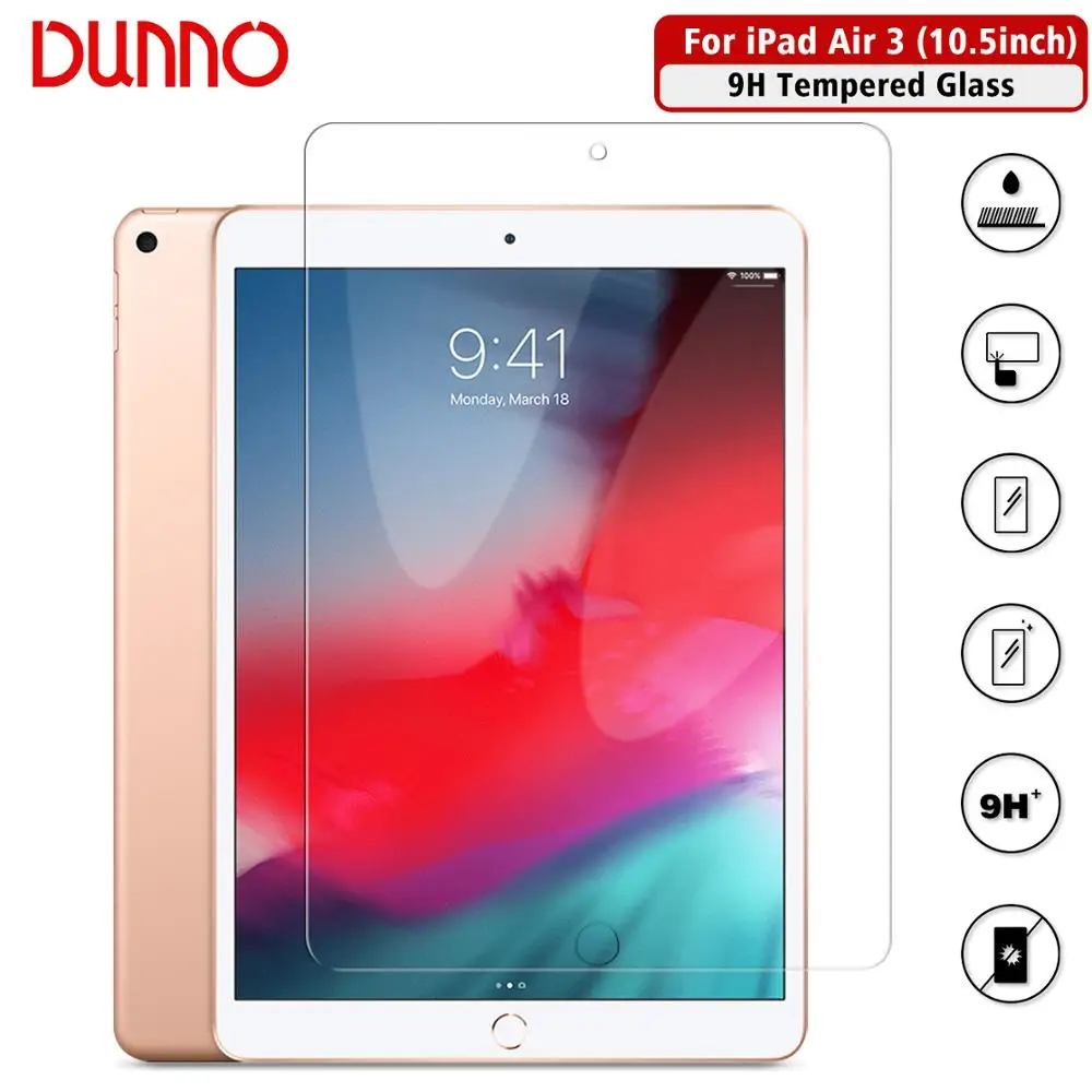 Защитная пленка из закаленного стекла для 2017 iPad Pro 10 5 экрана Apple 2019 Air 3 ipad|Защитные
