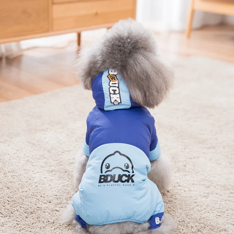

Hipidog New Arrival Printed Cartoon Winter Dog Clothes Four Legs Coats For Dog