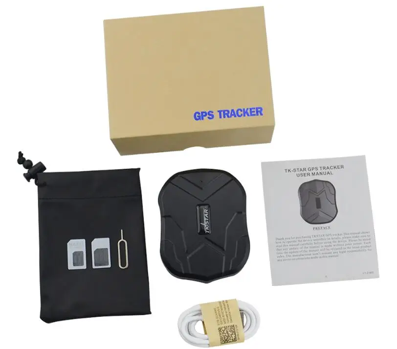 no Charger with box TK905 TKSTAR водонепроницаемый сильный магнит gps трекер локатор для грузовиков, автомобилей, транспортных средств gps отслеживающее устройство, 5000 мАч, платформа - Цвет: no Charger with box