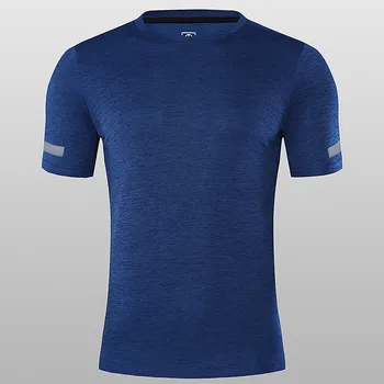 

3012-Men's winter new casual wild embroidery black T-shirt men's short sleeve