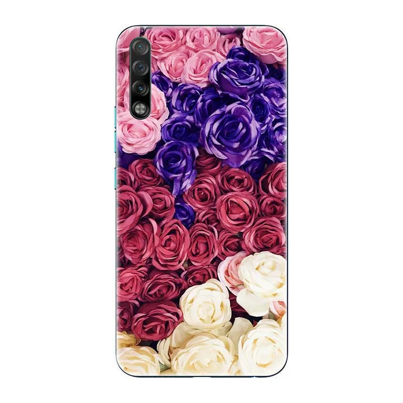 Чехол для телефона из ТПУ+ ПК для Tecno Phantom 9 Phantom9 AB7 6,4-дюймовый чехол с принтом розового волка милый чехол-крышка с узорами задняя оболочка Funda Para - Цвет: A191