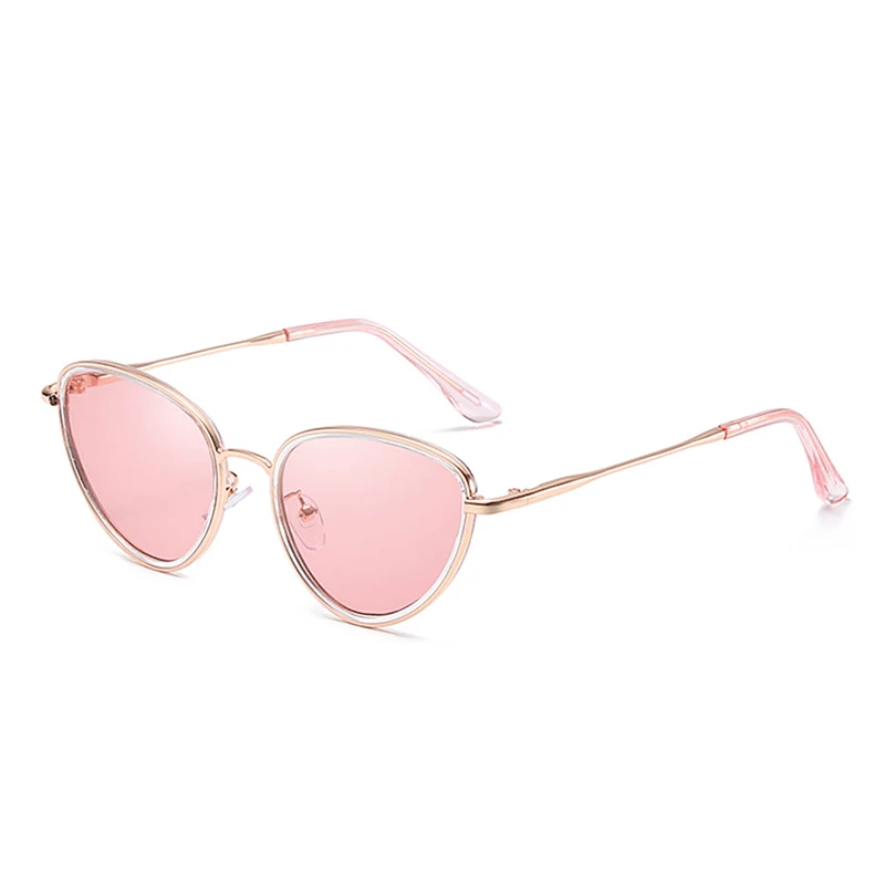 Модные женские солнцезащитные очки Cateye, солнцезащитные очки для вождения, женские солнцезащитные очки, UV400, солнцезащитные очки Oculos De Sol Feminino Z537 - Цвет линз: C03RoseGoldPink