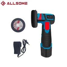Allsome 12v mini sem escova ângulo moedor mini cortador de polimento máquina moagem com 2.0mah bateria lítio