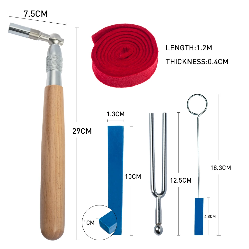 Профессиональный набор для настройки фортепиано, молоток, темперамент, полосы, Mutes, инструменты, наборы