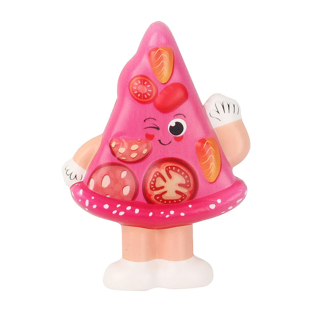 Mini Adorable Pizza Slow Rising Kids Toy Simulation food toy kids gifts decompression Slow rebound toys for children #A