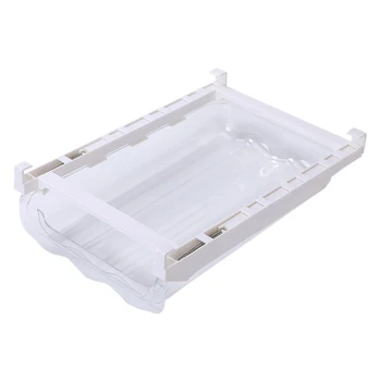 

HOT SALE Refrigerator Built-in Drawer Space-Saving Plastic Household Kitchen Storage Container Storage Box