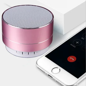 

Intelligent Wireless Portable Small loudspeaker A10 Bluetooth Speaker Alloy USB Card Audio Wireless Mini Super Bass Speakers