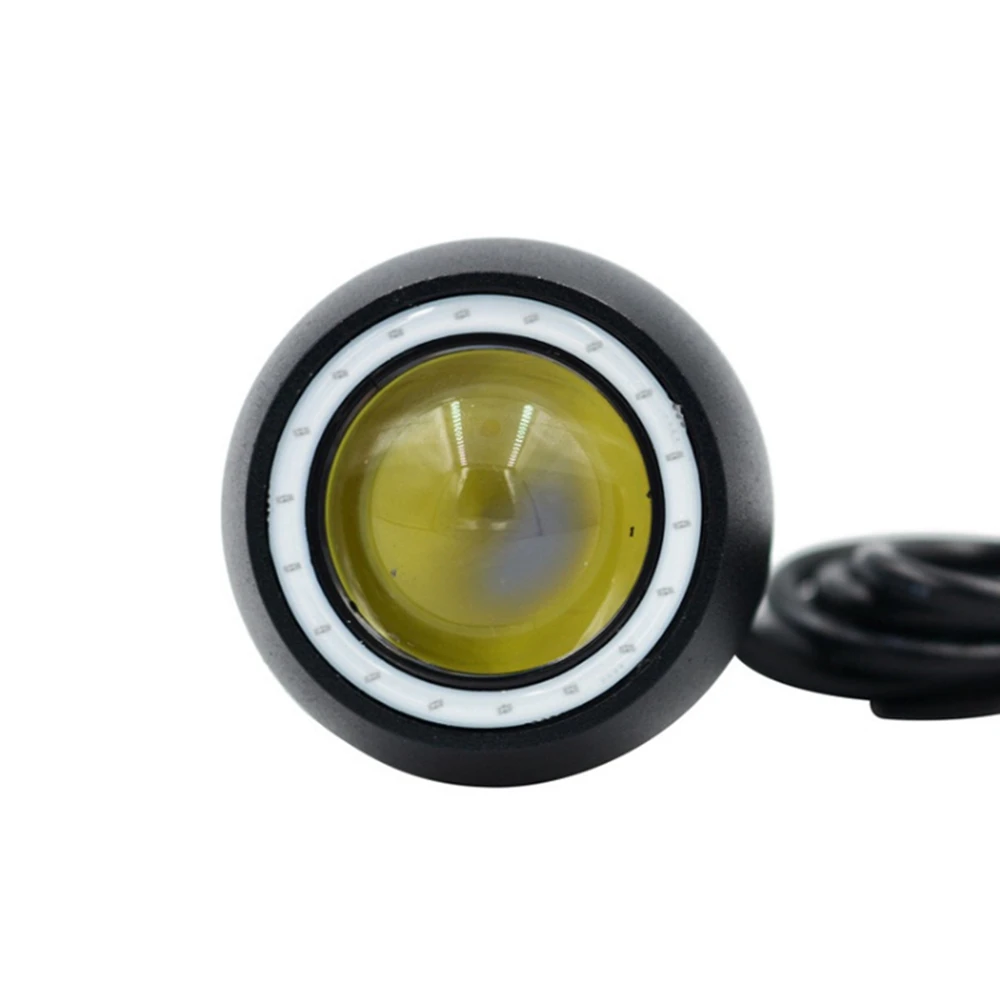 

2Pcs Motorcycle Accessories LED Flash Blue Angel Eye Ring Fog Running Light Lamp Mirror Mount 12V For Honda Yamaha Kawasaki