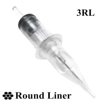 

BIGWASP 4th Generation Premium Tattoo Needle Cartridges - Round Liner 3 (3RL) Makeup Eyebrow Tattoo Pen Machine Supply