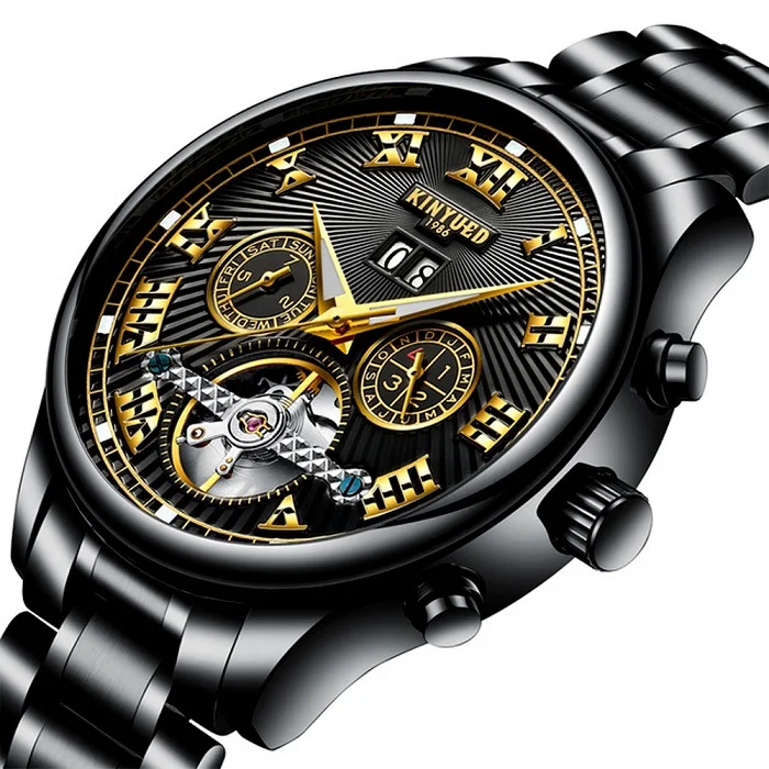 

Automatic mechanical watch multi-function automatic steel belt men's watches
