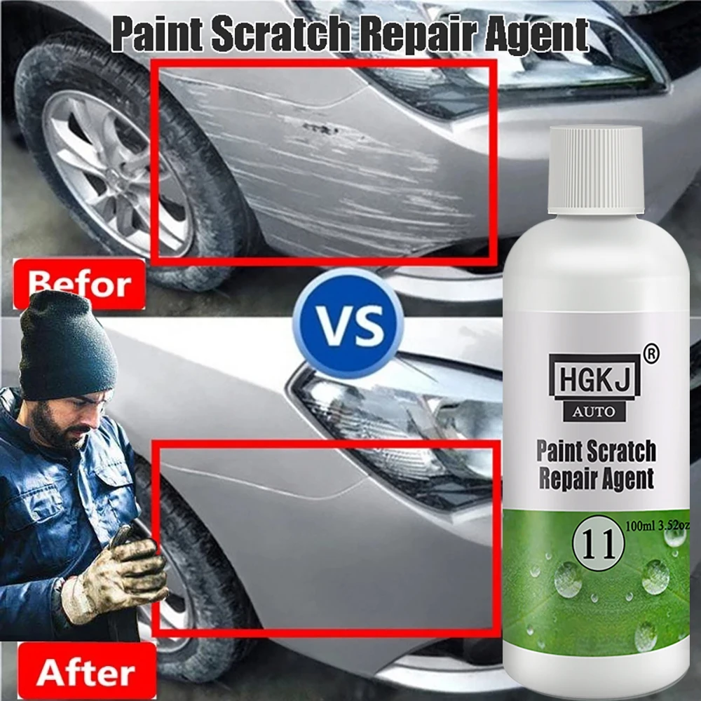 HGKJ 11 Paint Care Restorer Slight Scratch Solution Remover Repair Agent Polishing Paste Restoration Wax for