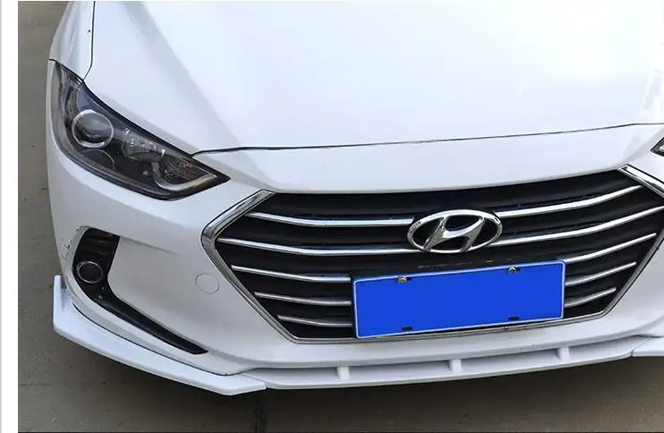Для Elantra Body kit спойлер 2016 2018 для Hyundai ABS задний передний бампер диффузор защитные