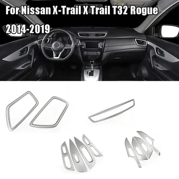 

Car styling Aluminum alloy accessories Modified For Nissan X-Trail X Trail T32 Rogue 2014-2019 Car dashboard modified