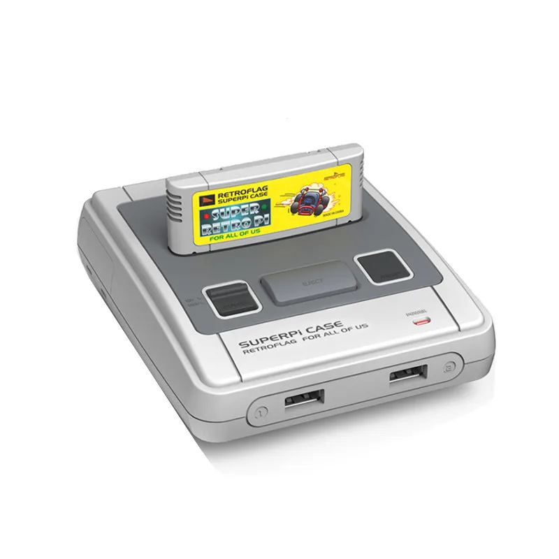 Retroflag ТВ игровых консолей SUPERPi CASE J с Recalbox Системы Raspberry Pi 3B чехол для телефона в