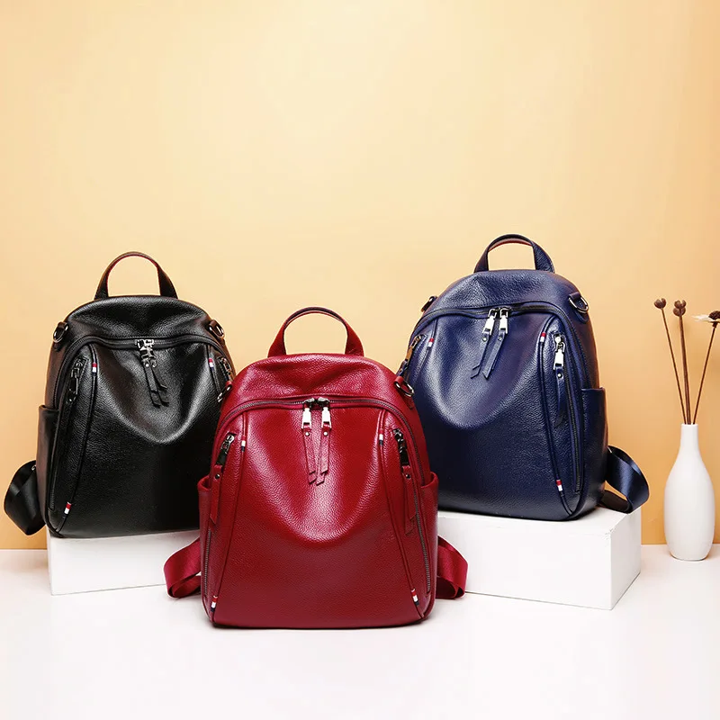 

Moditin Back Pack in Women's Casual Bagpacks School Bags 2019 Travel Bags Beautiful Style High quality Genuine Leather Back Pack
