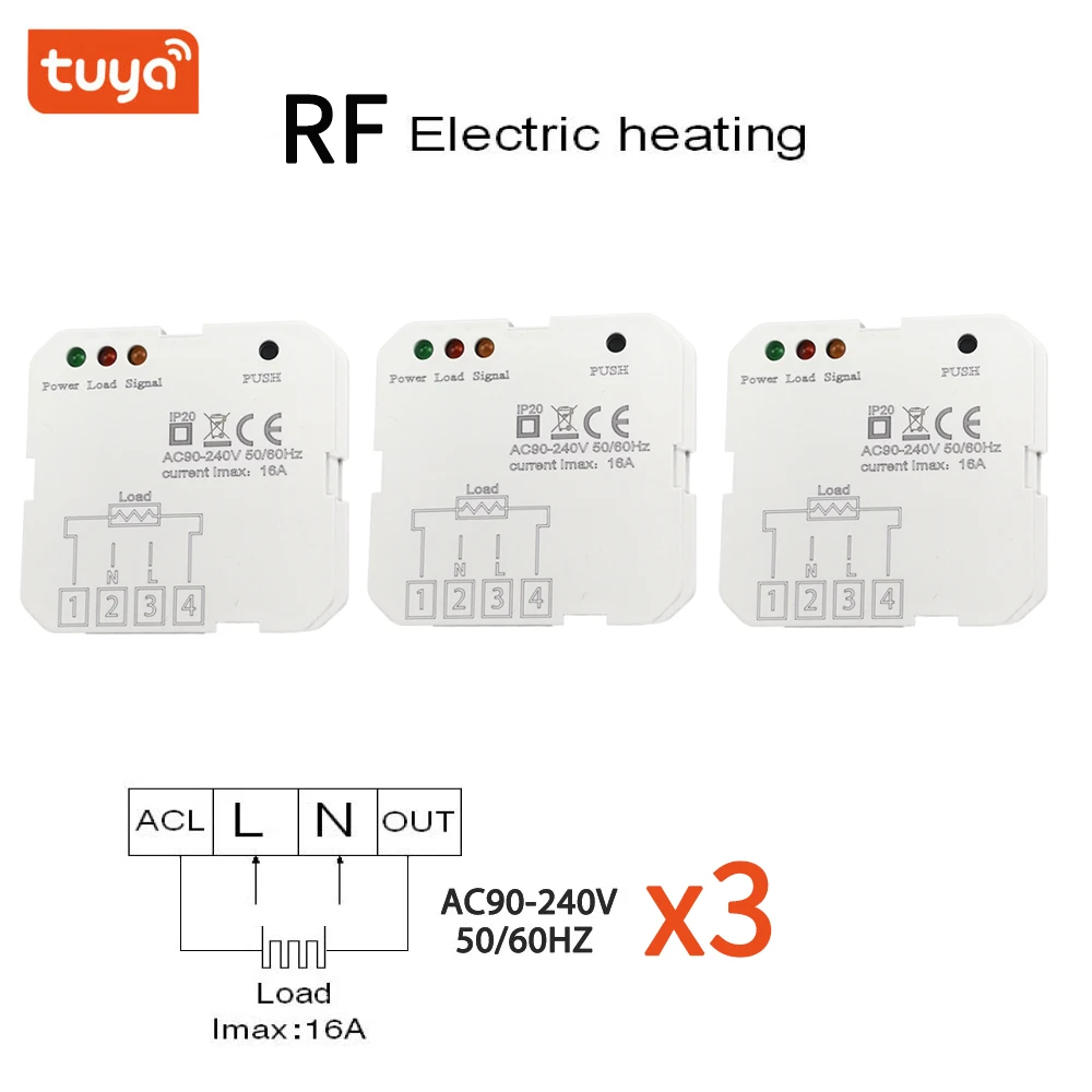 LEDLUX Kit de termostato inalámbrico RF WiFi, termostato wifi a batería,  compatible con Alexa Google, para caldera de gas : : Bricolaje y  herramientas