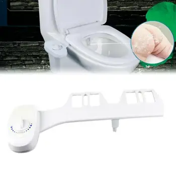 

FOHEEL Non-Electric Toilet Seat Bidet Hot Cold Water Muslim Self-Cleaning Bidet Sprayer Bathroom Washing Shattaf Nozzle P1B8