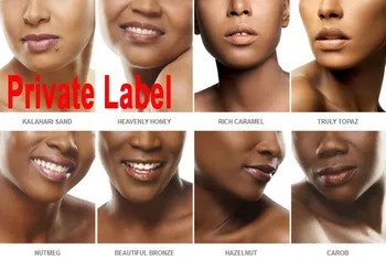 

Private label foundation matte full coverage fo dark skin black people-Light andbreathable natural nude makeup liquid foundation