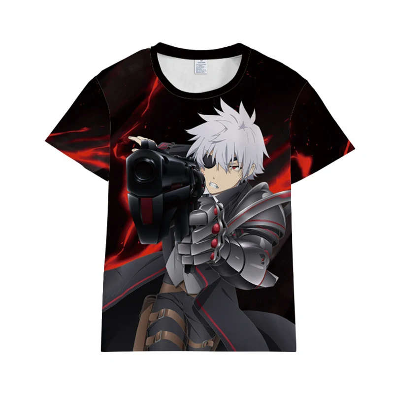 Arifureta From Commonplace To World's Strongest Yue Nagumo Hajime Short Sleeve T-shirt Cosplay Costume Men Women Tshirts Tees