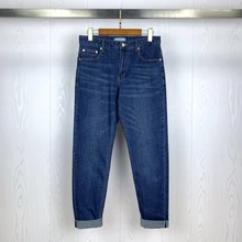 Pantalones vaqueros de alta calidad para hombre, moda informal, brújula, primavera y otoño, 2021