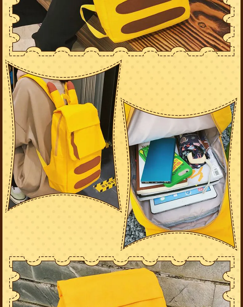 Японский Забавный каваи мультфильм Аниме Пикачу mochila Тоторо bolso рюкзак студенческий холст школьная сумка Подростковая сумка