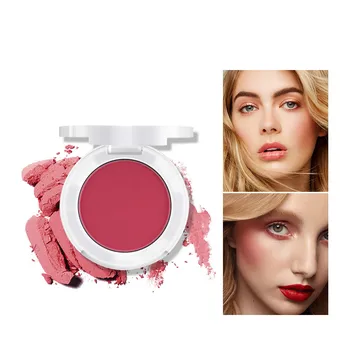 

1PC Matte Blush Eyeshadow Slightly Shimmering Vitality Hyun Color Sweet Pink Rouge High Color Blush