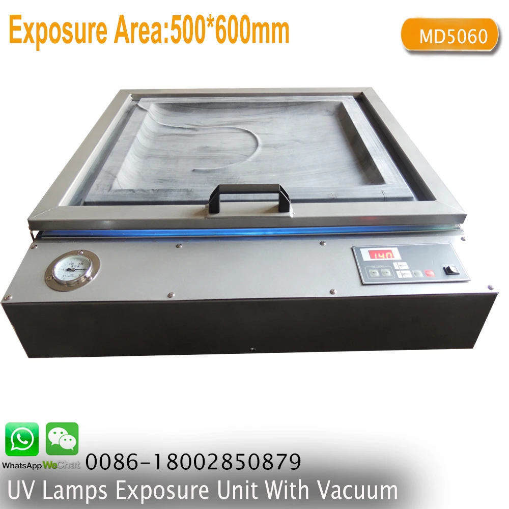 MD5060 Screen Printing Exposure Unit covering size 500*600MM UV Vacuum Exposure Unit