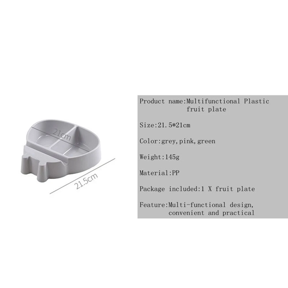 Гайки дома дыни общежитии Многофункциональный конфеты закуски лоток держатель телефона сухофрукты тарелка отсек десерты еда хранения