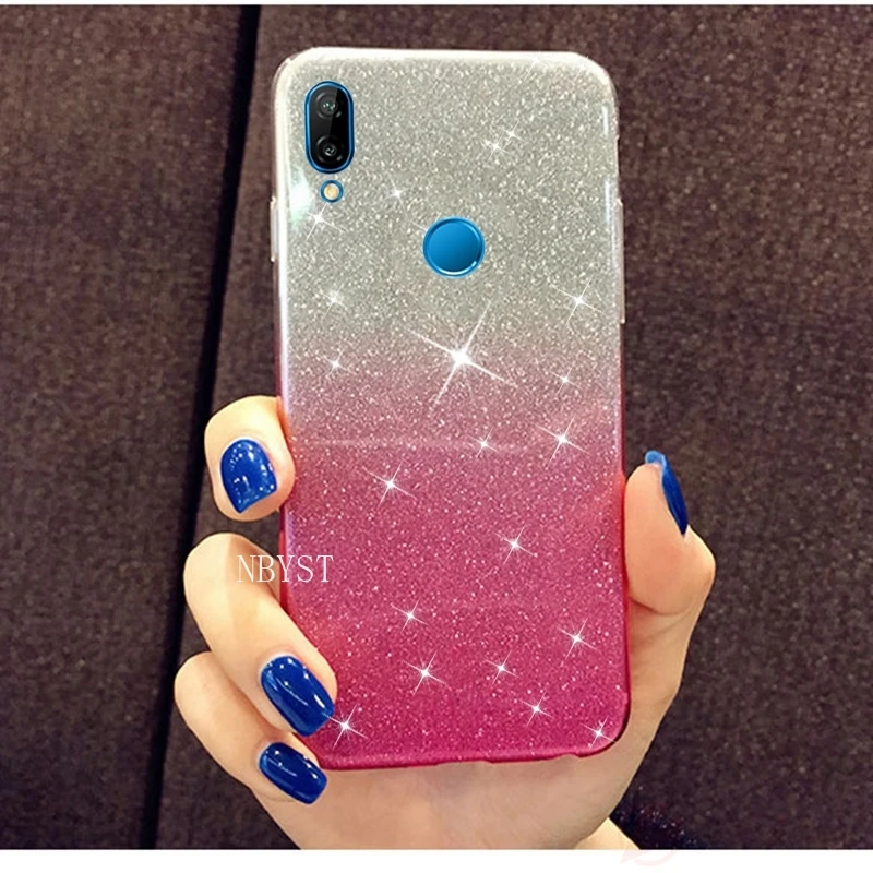 

Lovely Girl Glitter Soft Silicone TPU Case for HUAWEI Nova smart 3E P8 P9 P10 P20 LITE PLUS PRO MINI 2016 2017 P Smart Cover