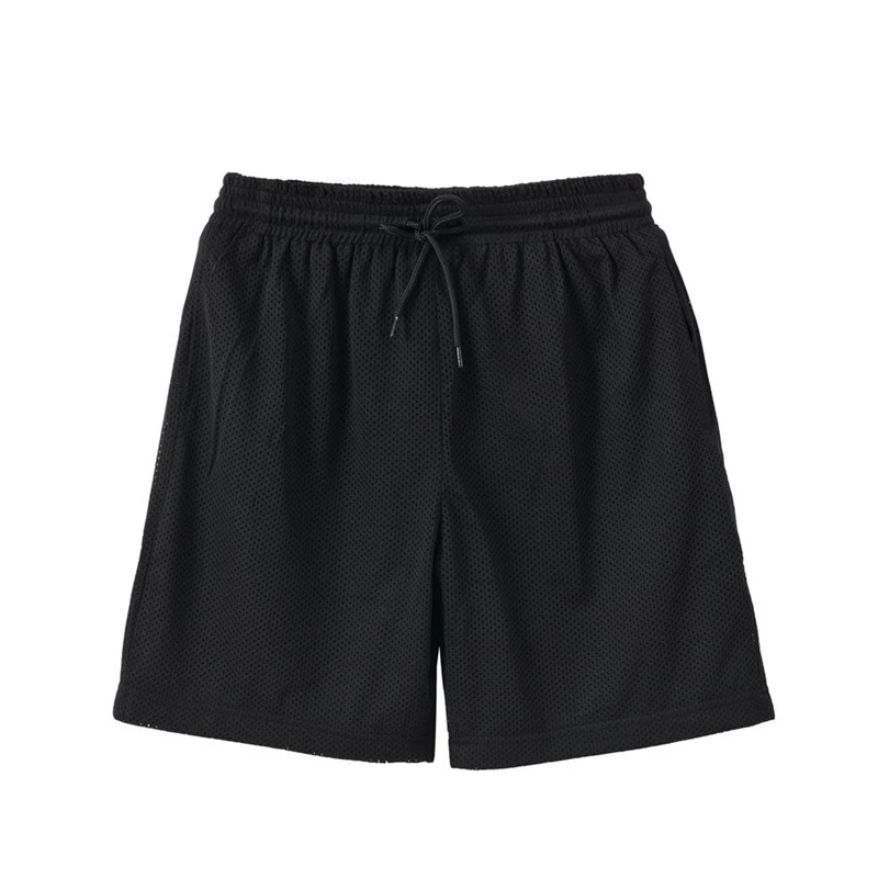 Ins port wind летние брендовые быстросохнущие спортивные повседневные штаны с эластичной резинкой на талии дышащие однотонные прямые сетчатые мужские шорты - Цвет: shorts