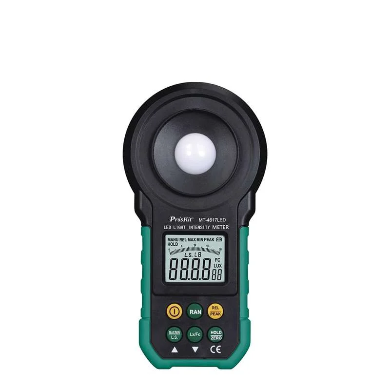 Proskit MT-4617 LED-C LED illuminance meter, lighting measuring instrument, photometer, light meter, brightness meter