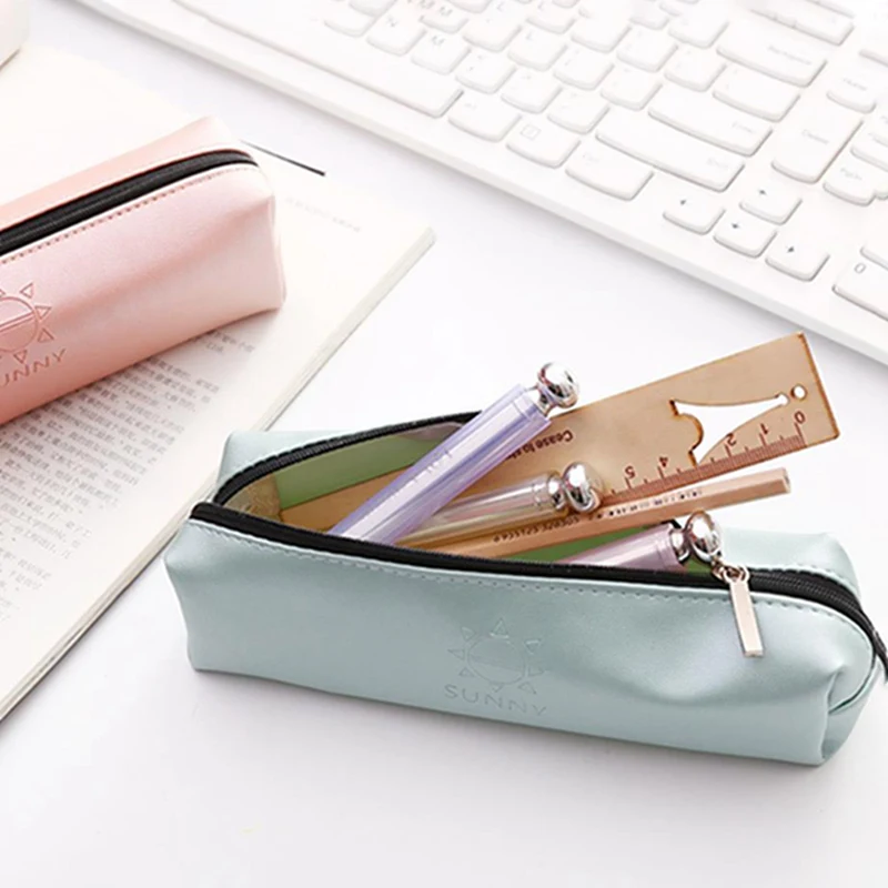 1 Pcs Kawaii Pencil Case Small Refreshing Large Capacity School Pencil Box Pencilcase Pencil Bag School Supplies Stationery