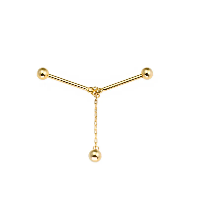 Новые высококачественные булавки для воротника с металлической кисточкой и