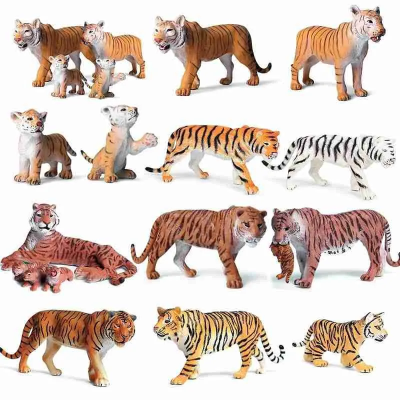1 шт. модель тигра африканский дикий саблезубый тигр экшн фигурка развивающая