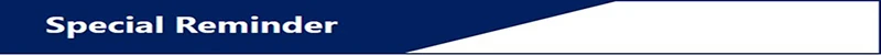 Special reminder