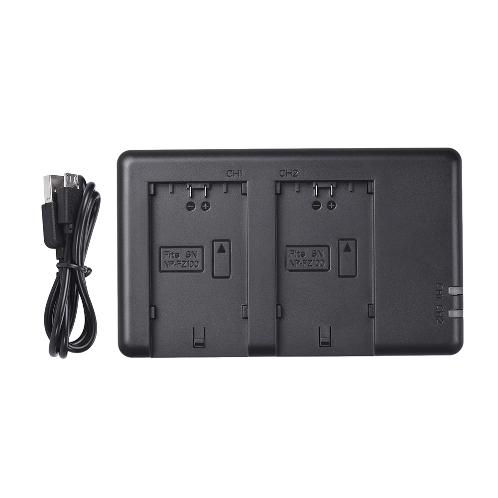FB Dual USB NP-FZ100 зарядное устройство для камеры для sony A7III A9 A7RIII A7SIII батарея камеры DSLR зарядное устройство Новинка