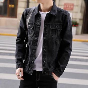 

Winter Fleece Lined Jean Men Denim Trucker Jacket Warm Thicken Jeans Coat For Male Thermal Coat Outwear Blazer Plus Size 4XL