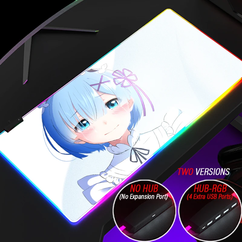 900x400 XXL Emilia Custom Mouse Pad RGB Landscape Mat Type HUB