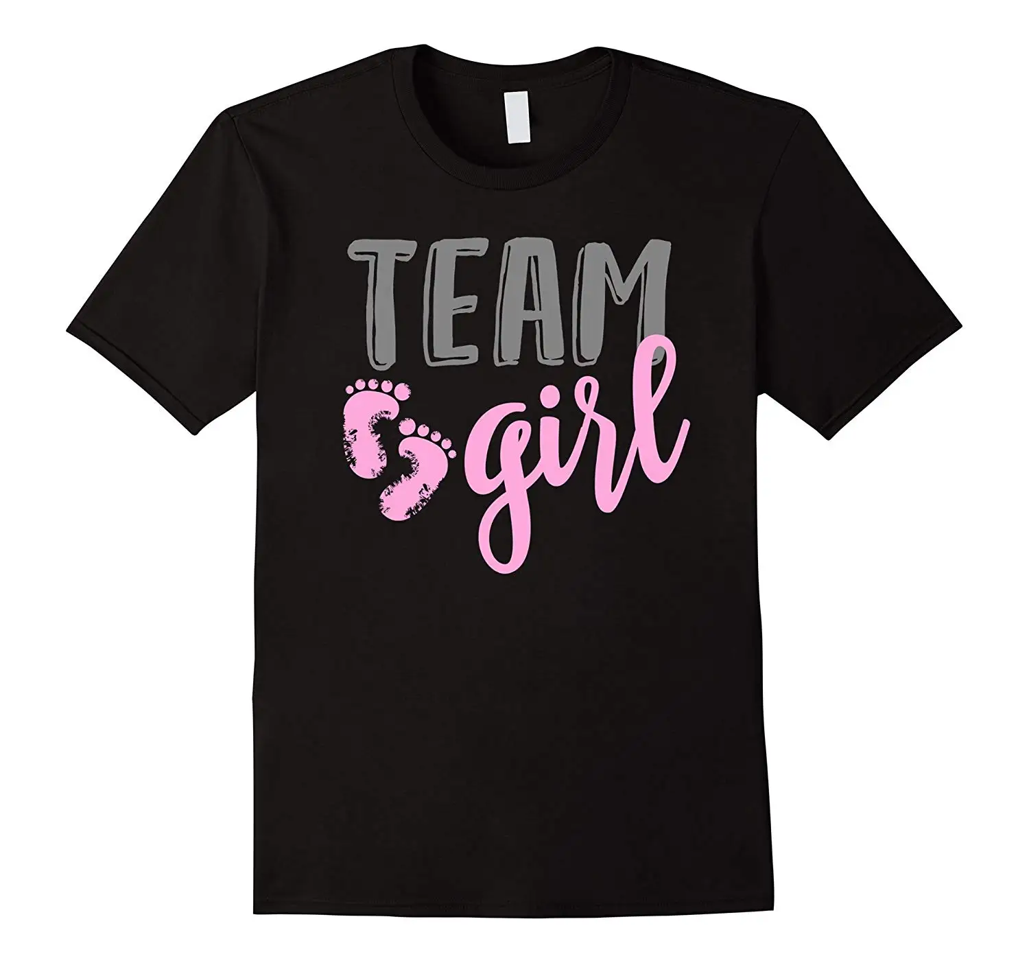 

Team Girl Gender Reveal Baby Shower Shirt T Shirt