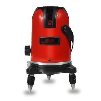 

635nm Red Laser Level 360 Degree Cross Line Rotary Automatic Laser Level Tripod 5 lines 6 points Nivel Laser Construction Tools