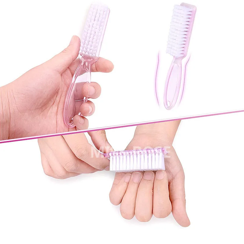 Escova para Limpeza de Unhas Escova para Manicure Macia para Unhas Ferramenta de Manicure Removedor de Poeira e Cuidados com as Unhas com 10 Peças Ferramenta 2 manicure macia para unhas, ferramenta de manicure,