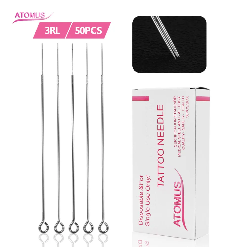 

1/3/5/7/9RL Tattoo Needles Needle Permanent Makeup Needle Botas Magnum Aghi Aiguille Tatouage Frivolite Naalden Jetable Medical