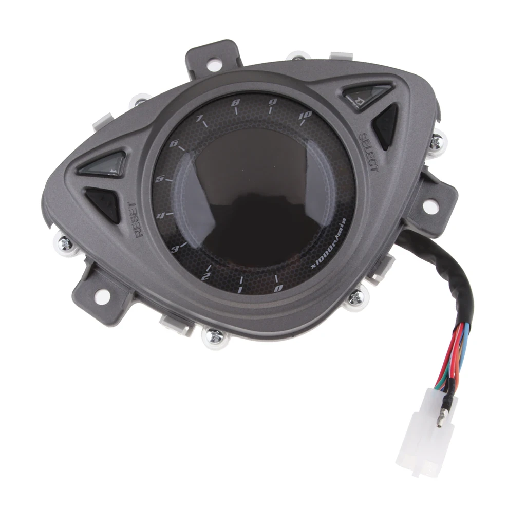 7 Color LED Backlight Instrument Digital LCD Odometer Speedometer Tachometer for Yamaha Rsz100