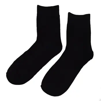 

1 Pair Cotton & Bamboo Fiber Classic Business Men's Socks Brand Mens Socks(Color: Black)