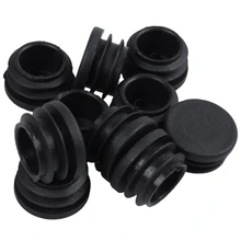 10 pieces black 22 mm Covers Tube Pipe Diameter Seal Hinge End Cap Inserts 10 pieces black 22 mm Covers Tube Pipe Diameter Seal Hinge End Cap Inserts