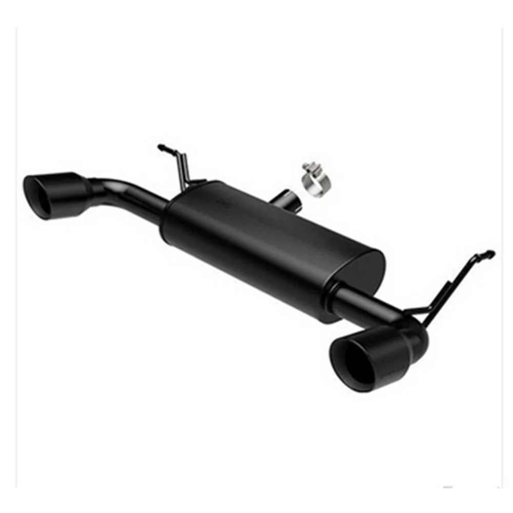 Auto Exhaust Pipe Muffler System Tail Pipe of Off-raod 4x4 Steel Muffler Exhaust Tip Fit For Jeep Wrangler JK JL 2007-