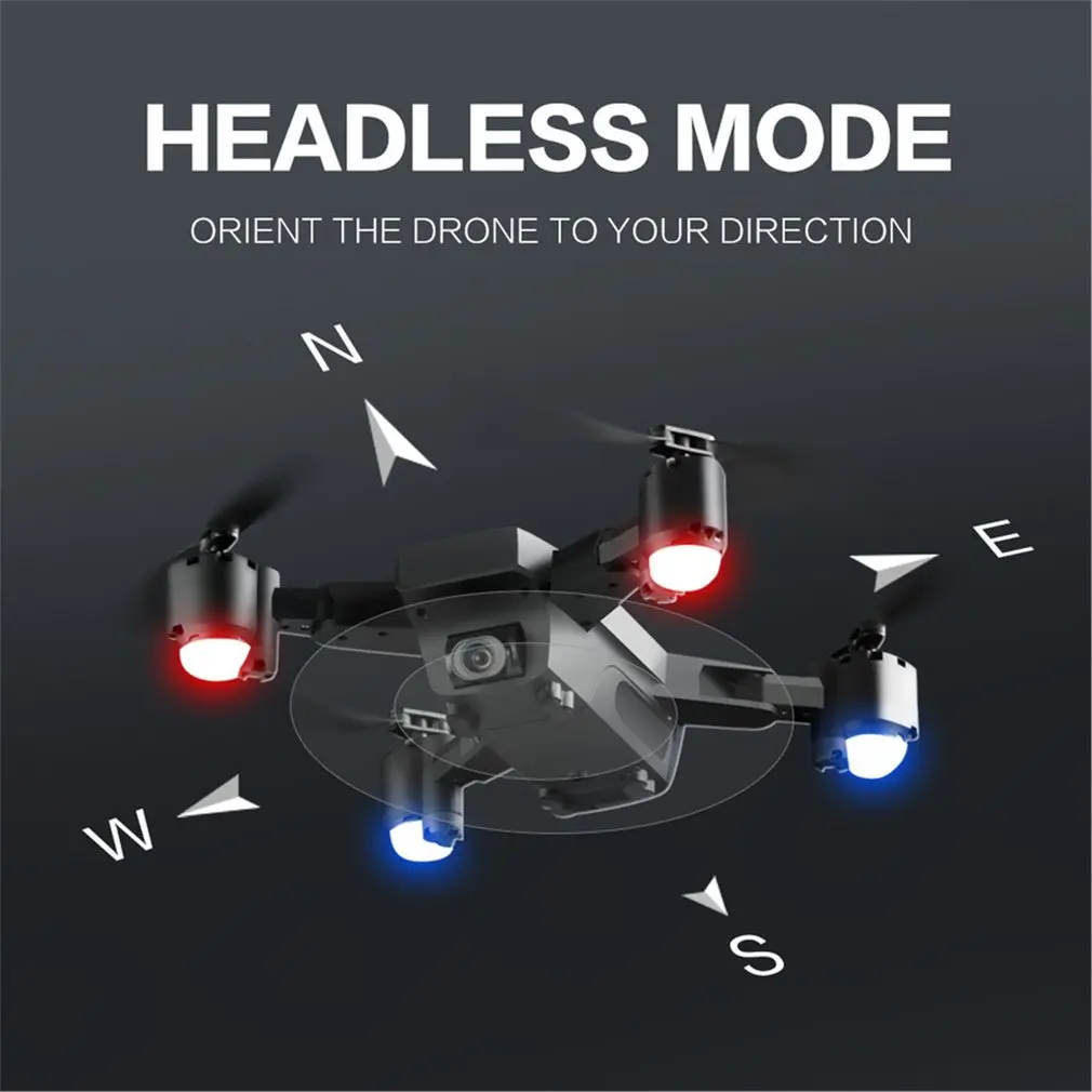 SMRC S20 Складная 6-axis FPV беспилотный Радиоуправляемый летательный аппарат-Квадрокоптер на дистанционном управлении с gps сальто Широкий формат Камера 1080P удержания высоты двойной батареи